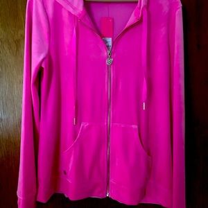 Gorgeous Larina Velour Hoodie 🌸 NWT